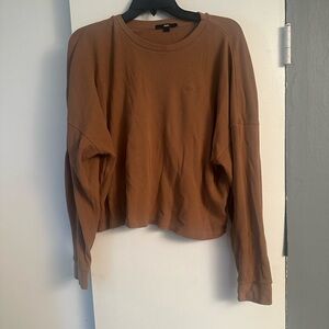 Vans Women's Tan Long Sleeve Sweatshirt